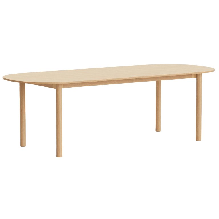 Hay Annex tafel Oblong 240x95 gelakt eiken
