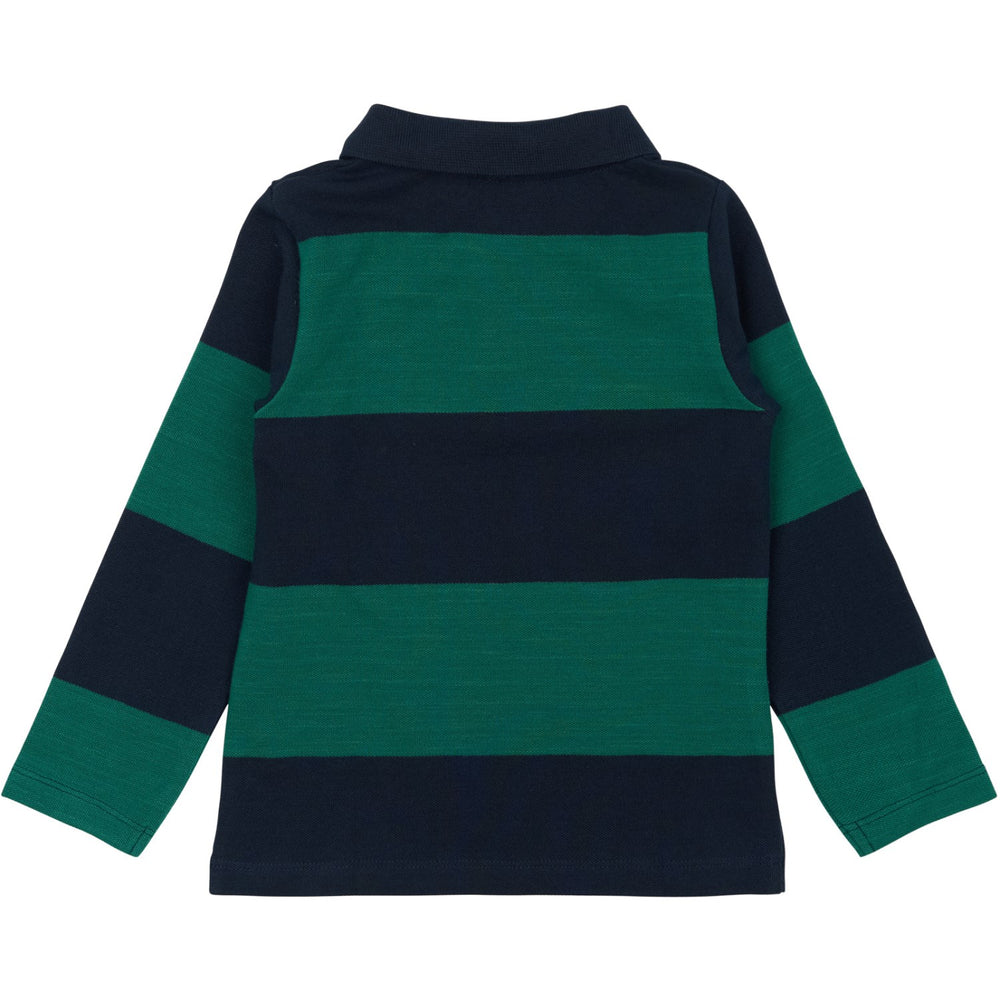 Køb THE NEW Siblings Navy Blazer Striped Pinon L_S Pique Polo