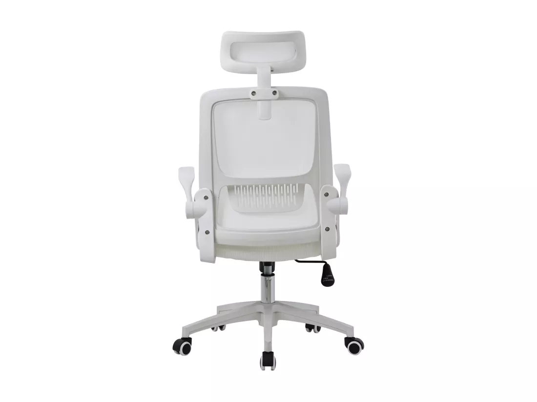 Siège de bureau avec appui-tête - Lago - Blanc
