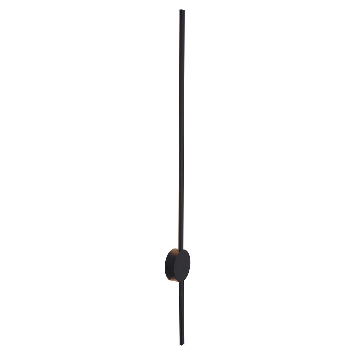 Moderne wandlamp zwart 100cm incl. LED - Clockwise