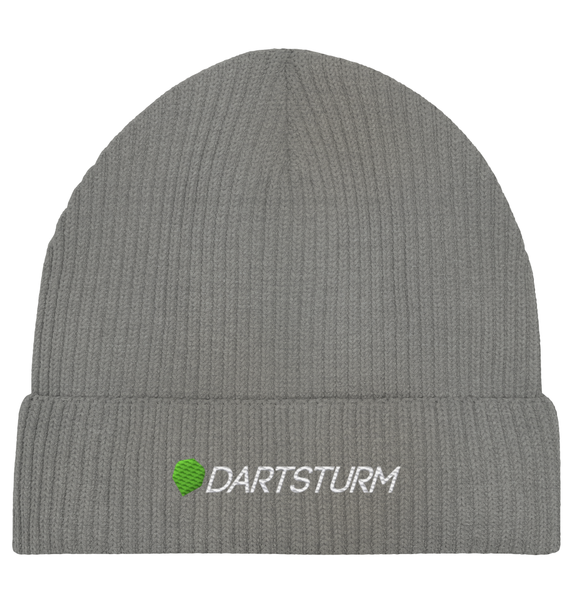 DartSturm - Logo Weiß Fisherman Beanie