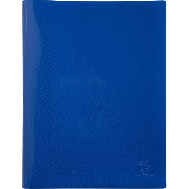 Protège-documents Bee Blue Exacompta polypropylène A4 30 pochettes - 60 vues couleurs assorties