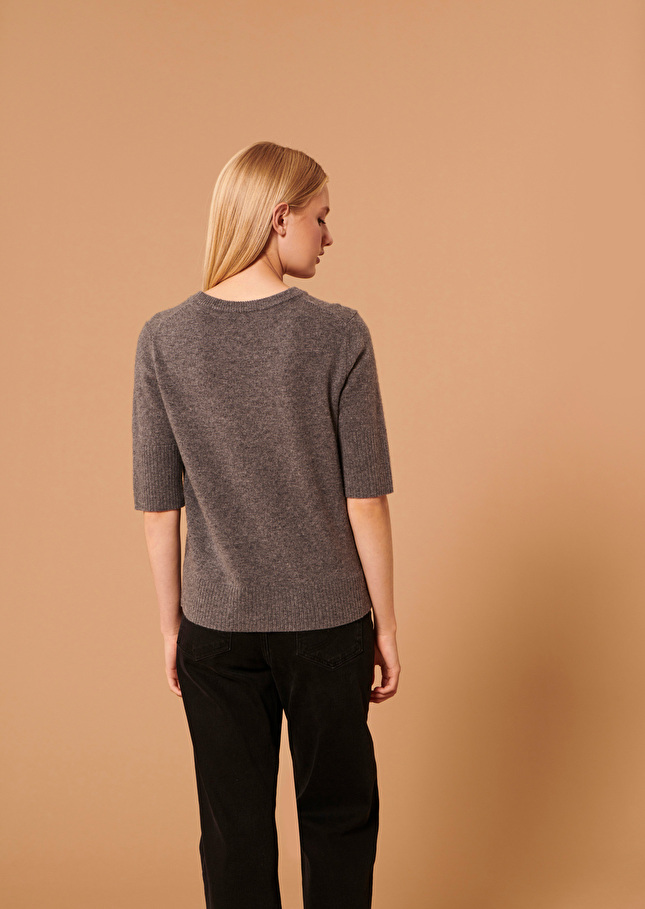 Pull Paolinegris en laine