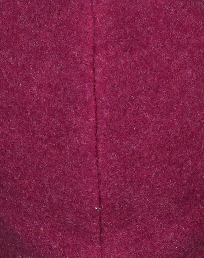 Woll-Mütze JONAS FLEECE mit Plüschfutter in dahlia/natur