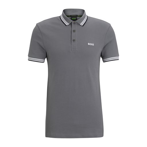 Boss Green Polo T-shirt, Medium Grey, S