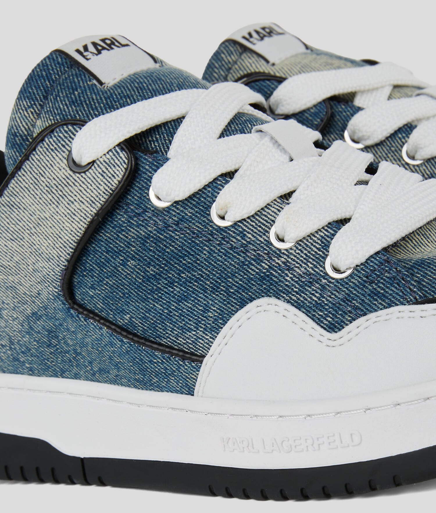 BASKETS EN DENIM KREW - Denim bleu