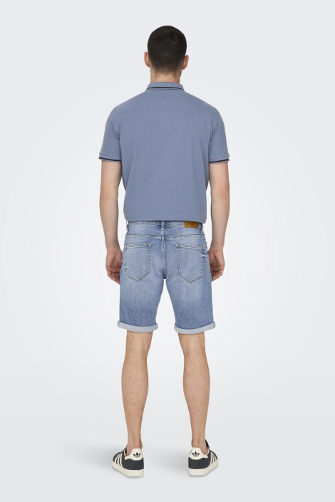 Only & Sons blauwe heren korte broek