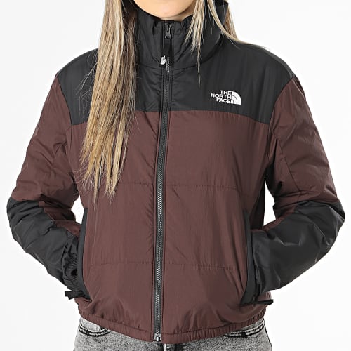 Doudoune Femme Gosei Puffer Bordeaux Noir