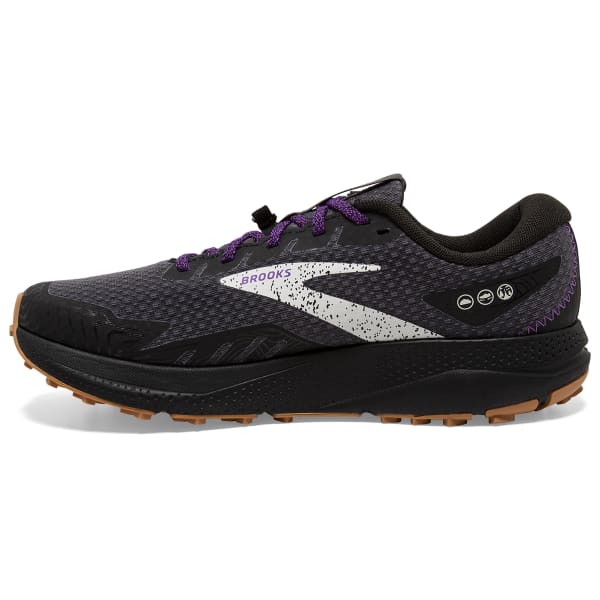 Chaussure trail BROOKS DIVIDE 4 GORE-TEX W BLACK/BLACKENED PEARL/PURPLE