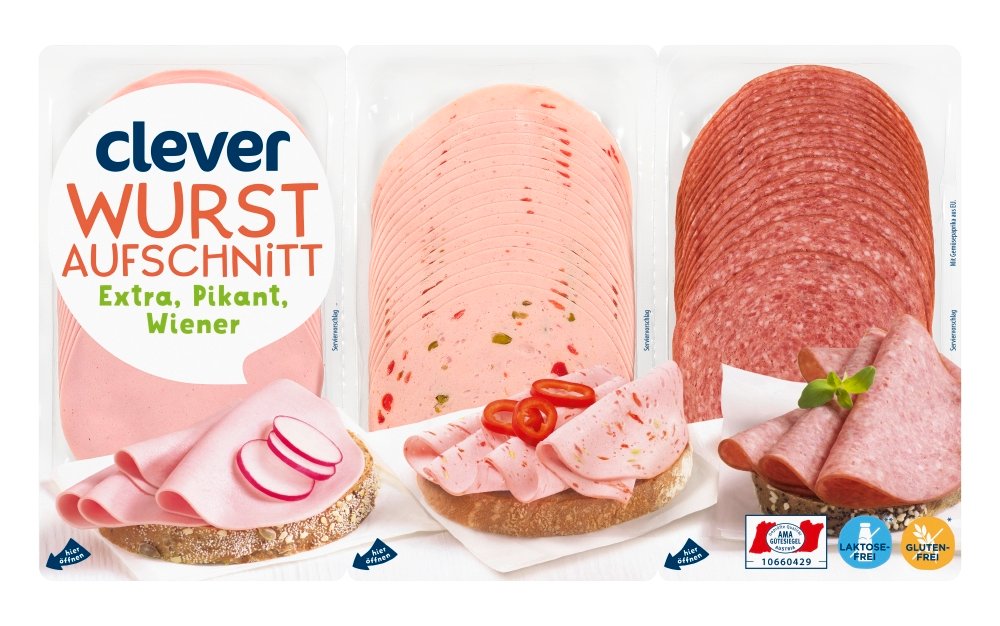 Clever Wurstaufschnitt