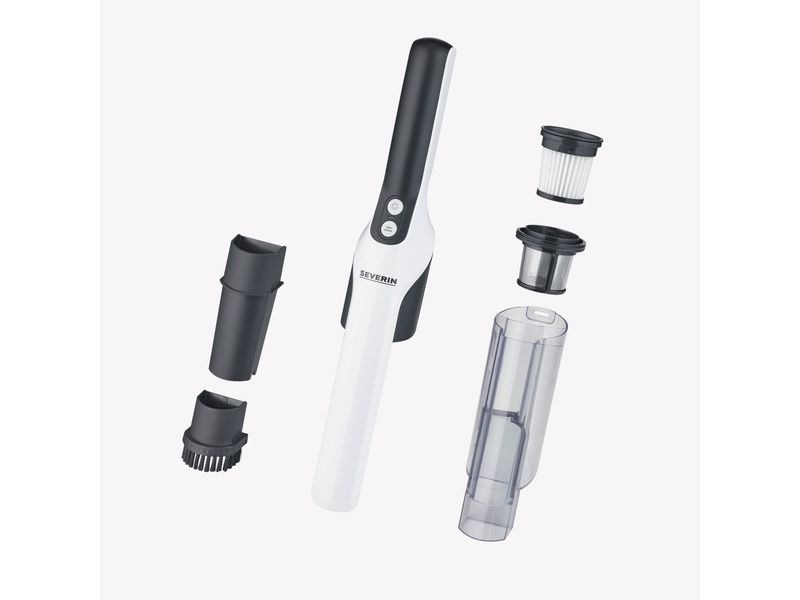 Severin Akku-Handsauger HV 7140 Schwarz/Weiss Kabelloser Handstaubsauger