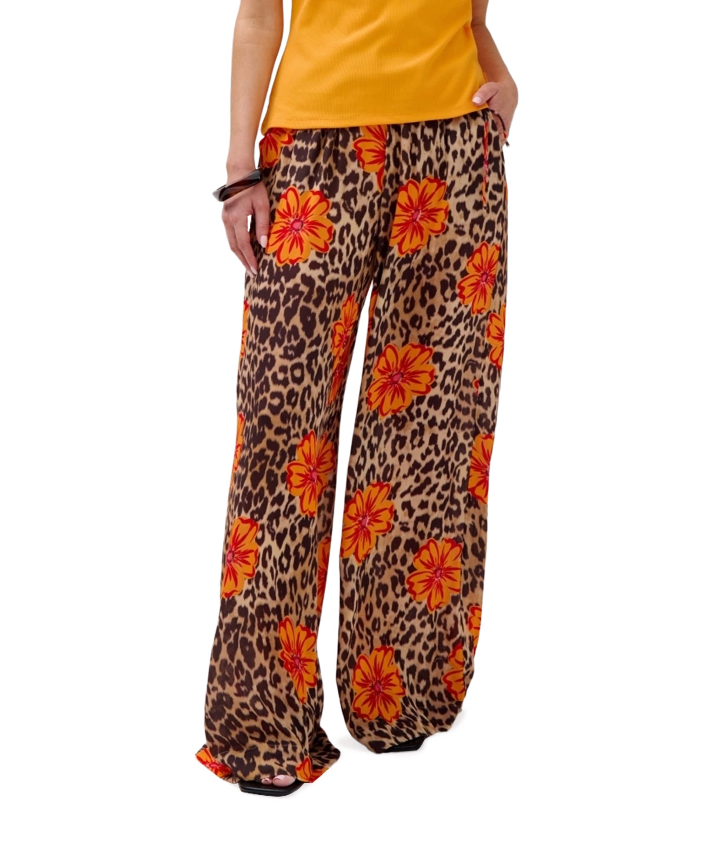 Harper & Yve MEIKE-PA dames broek bruin