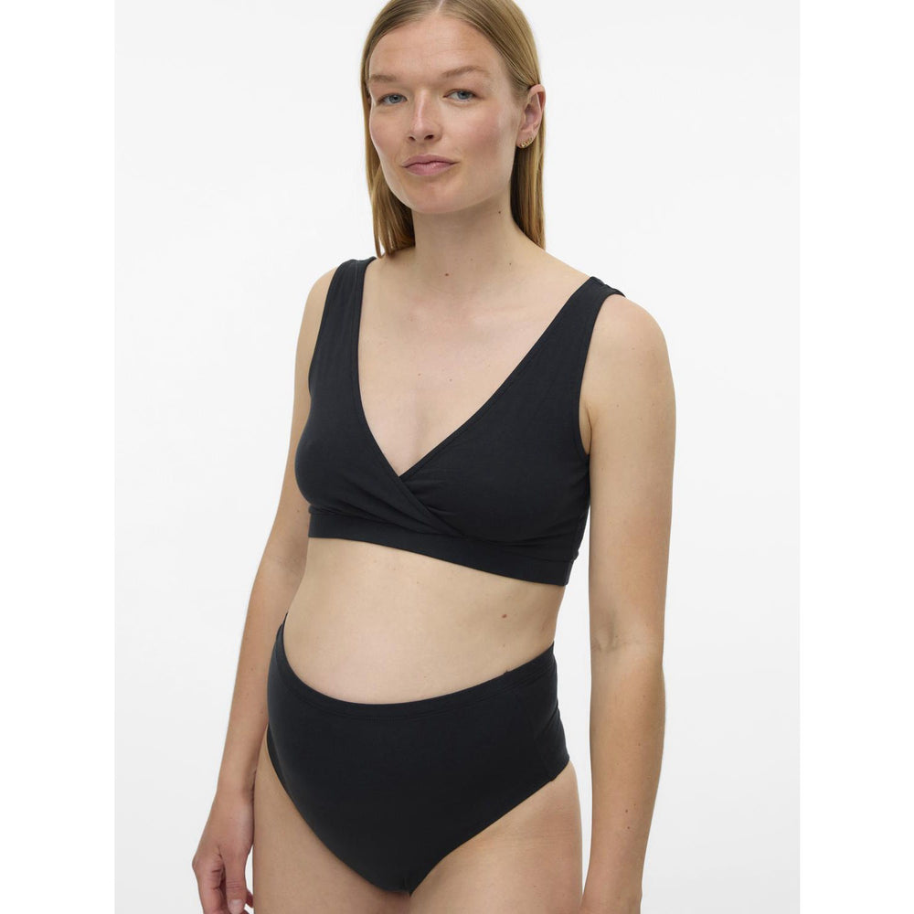Køb Mama;licious Black Black 3-Pack Mlmelisa Bra 2F 3-Pak