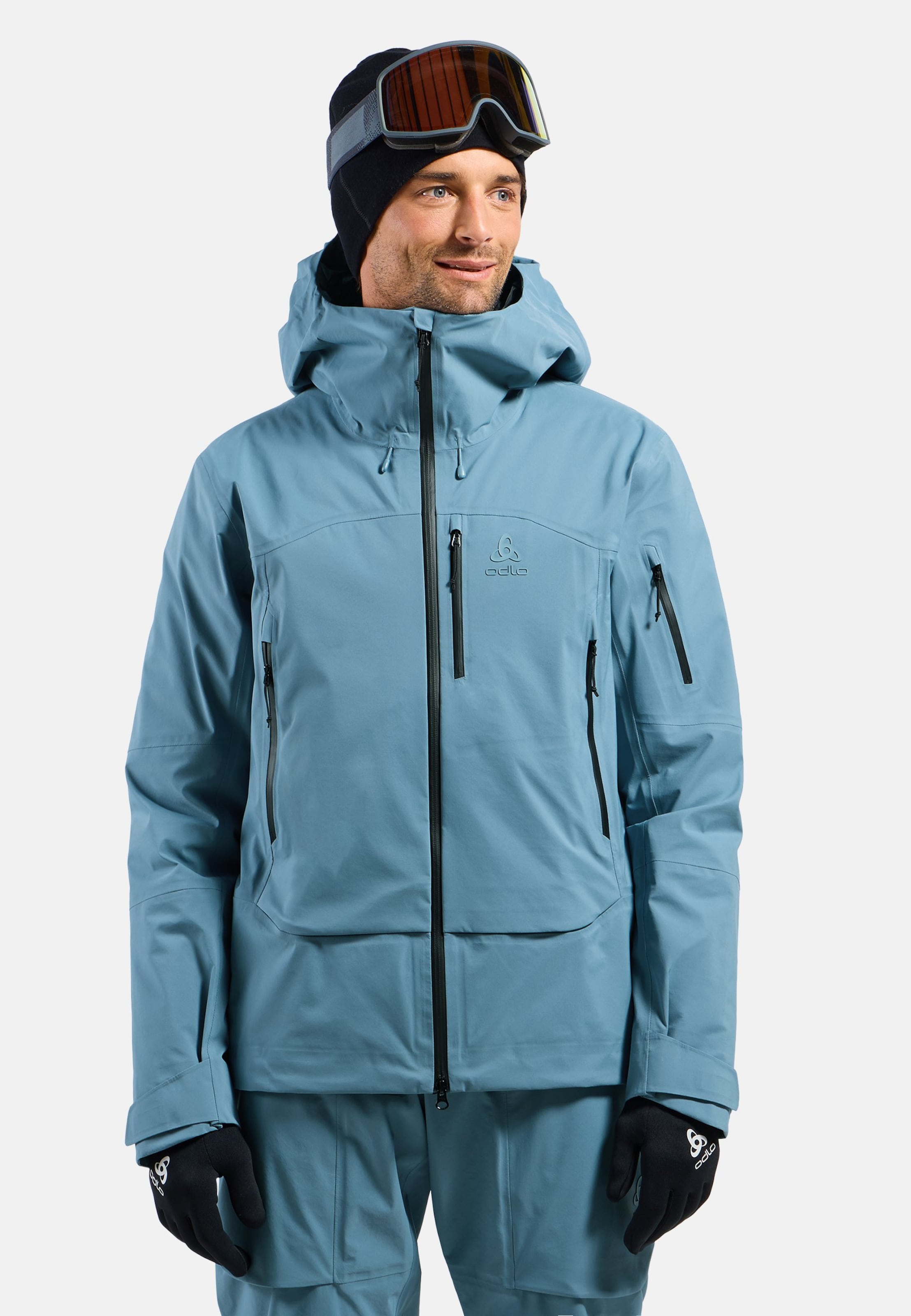 X-Alp 3L Hardshell Ski-Jacke in provincial blue