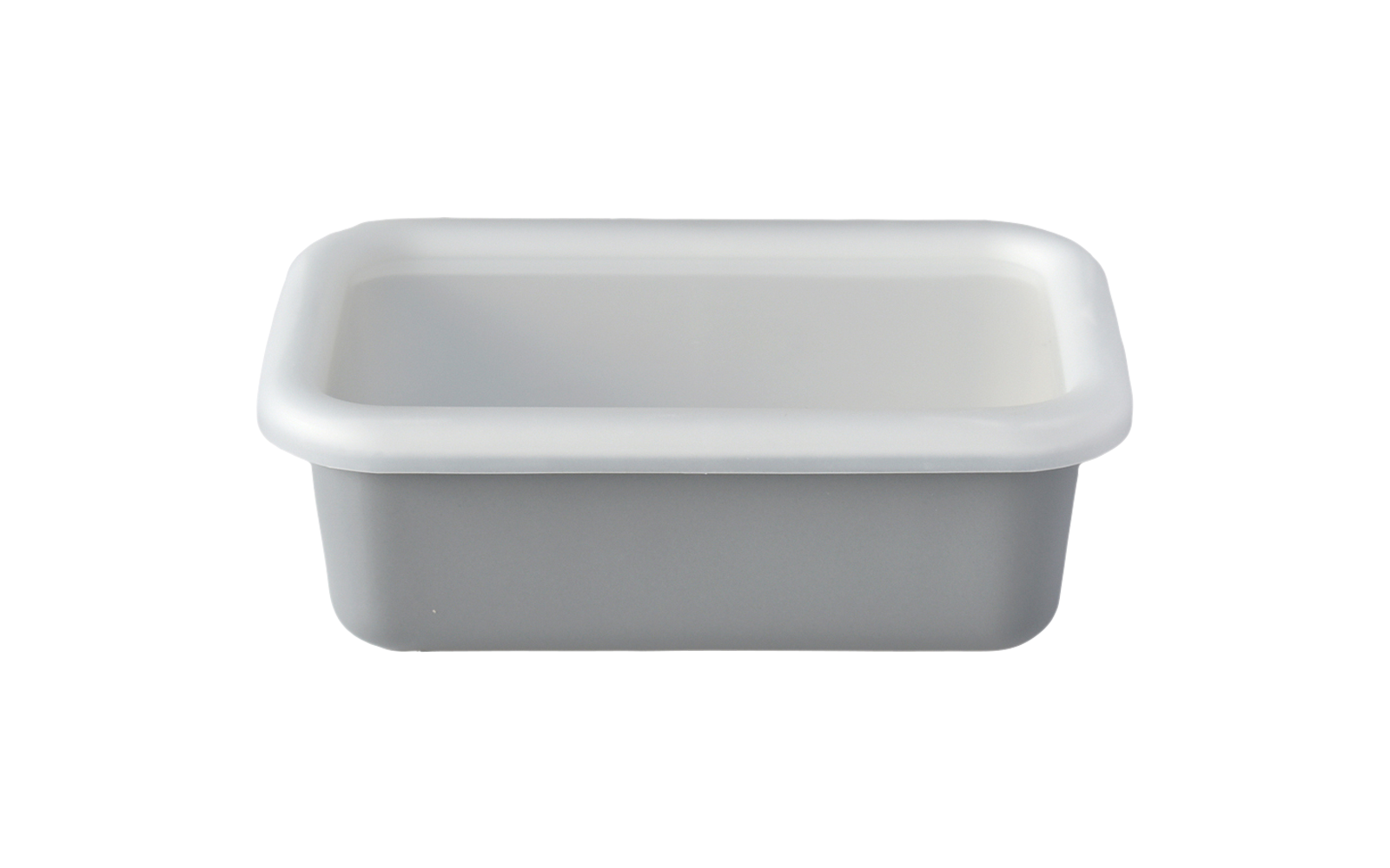 HoneyWare Emaille Frischhaltedose S 0,42 Liter licht grau