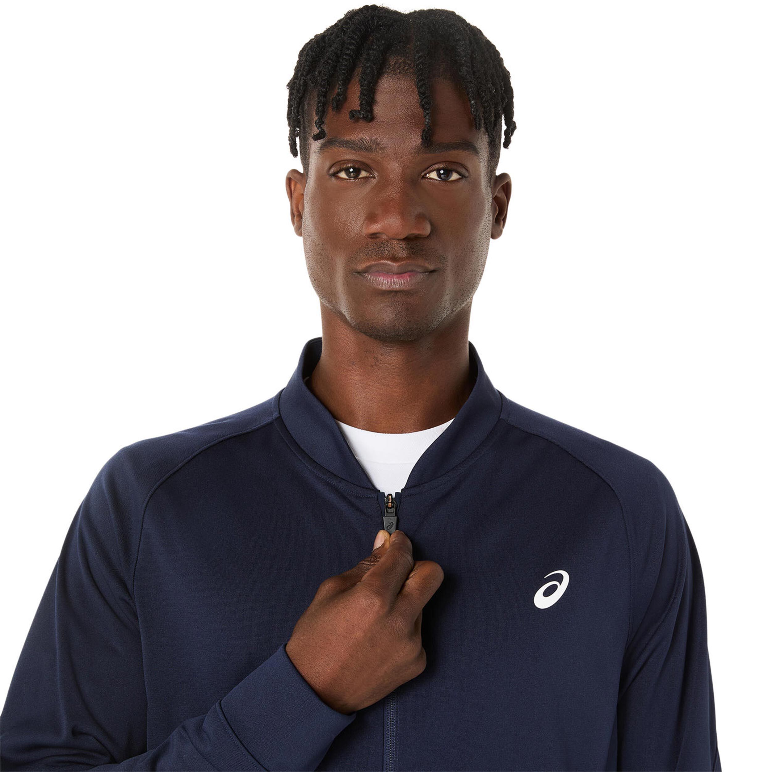 ASICS Court Veste De Survêtement Hommes - Bleu Foncé