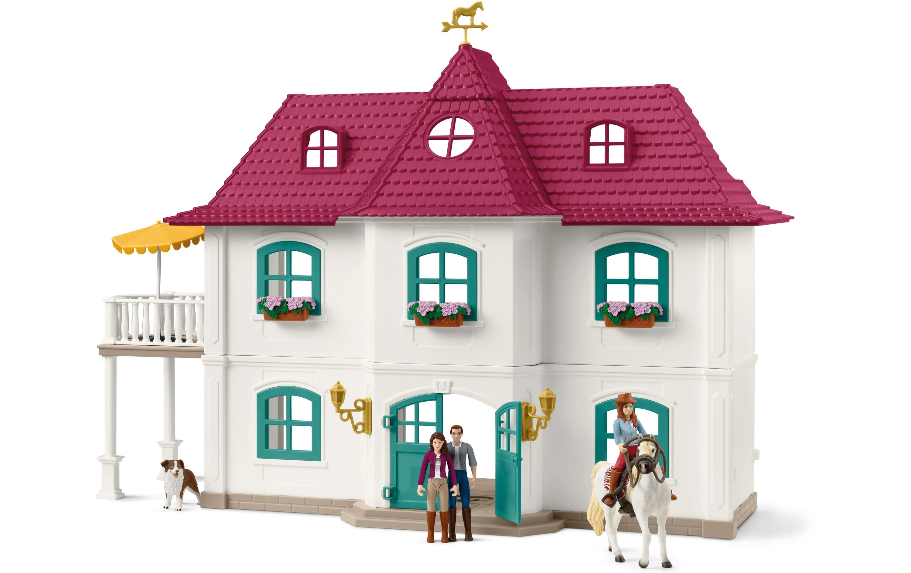 Spielfigurenset Horse Club Lakeside Pferdehof<br>Playset fördert kreatives Spielen