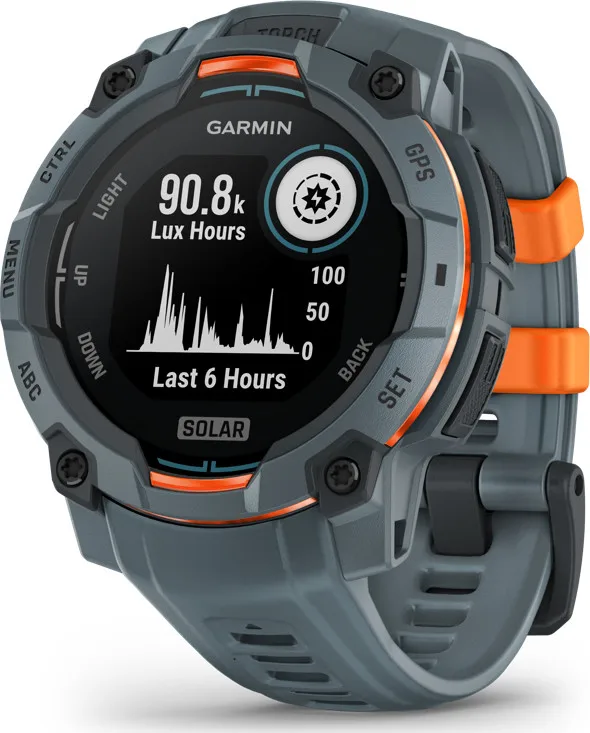 Garmin Instinct 3 Solar, 45mm Twilight Bezel W/Twilight Band
