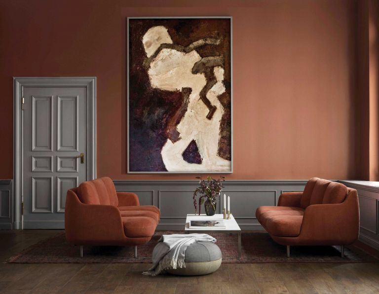 Fritz Hansen Lune bank 3-zits Gingersnap