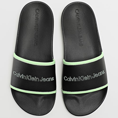 Claquettes Femme Institutional Slide 0594 Black Live Mist
