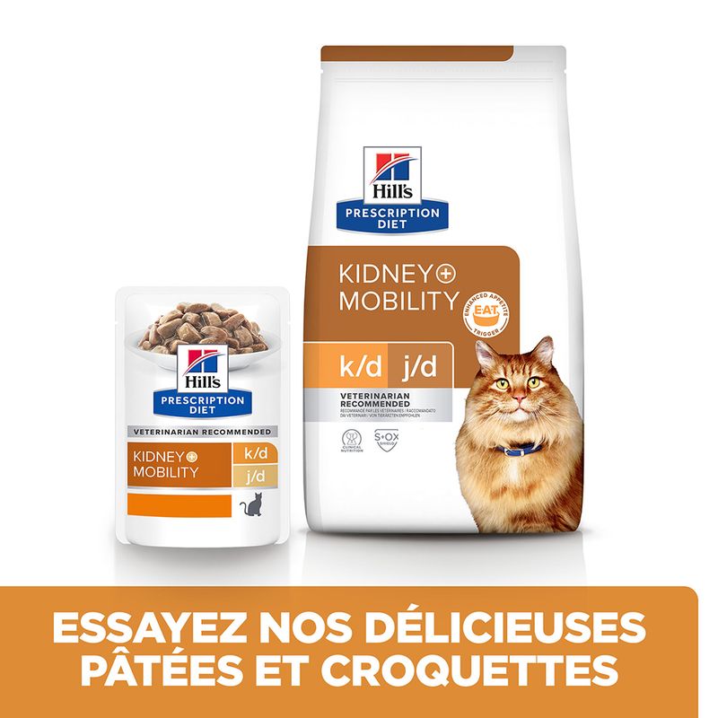 Hill's Prescription Diet k/d+Mobility poulet