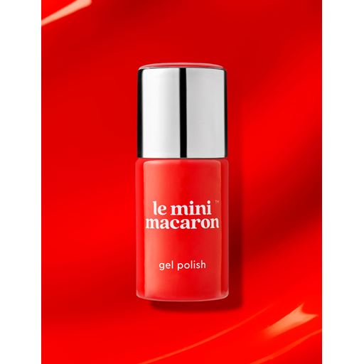 Le Mini Macaron Gel Polish, Cherry Red