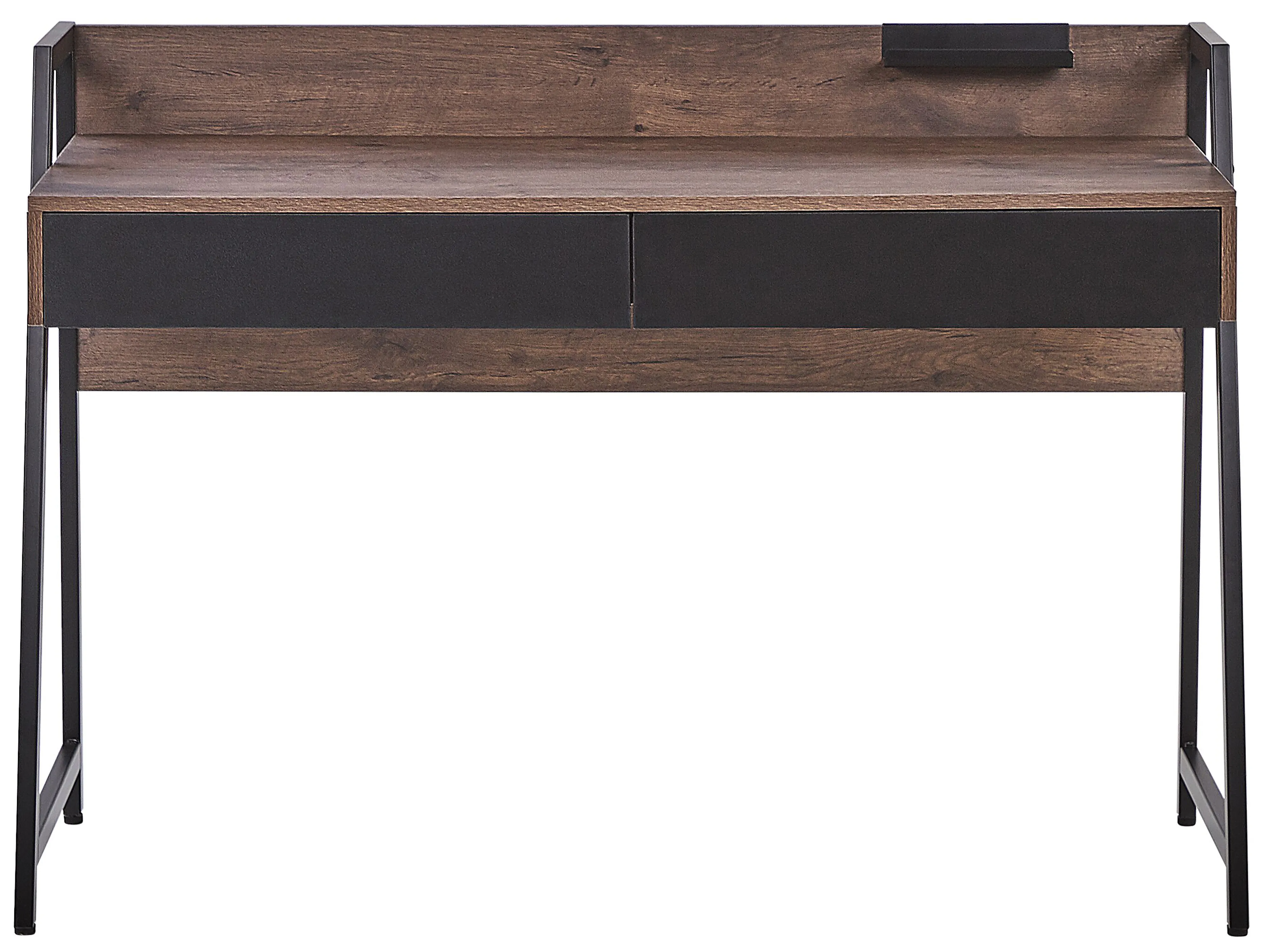 Bureau HARWICH Donkerbruin 120 cm 48 cm met opbergruimte