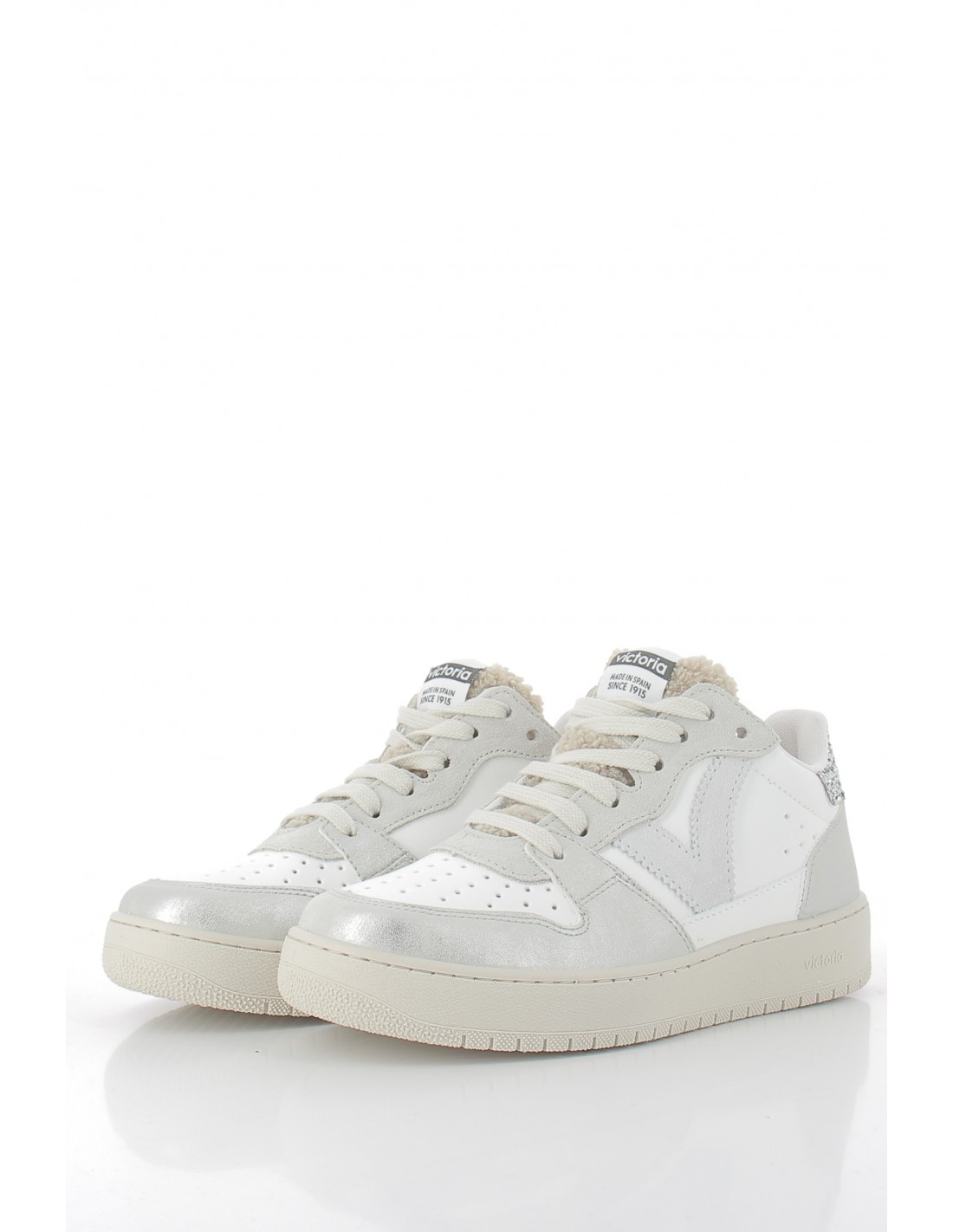 victoria Baskets montantes femme blanc
