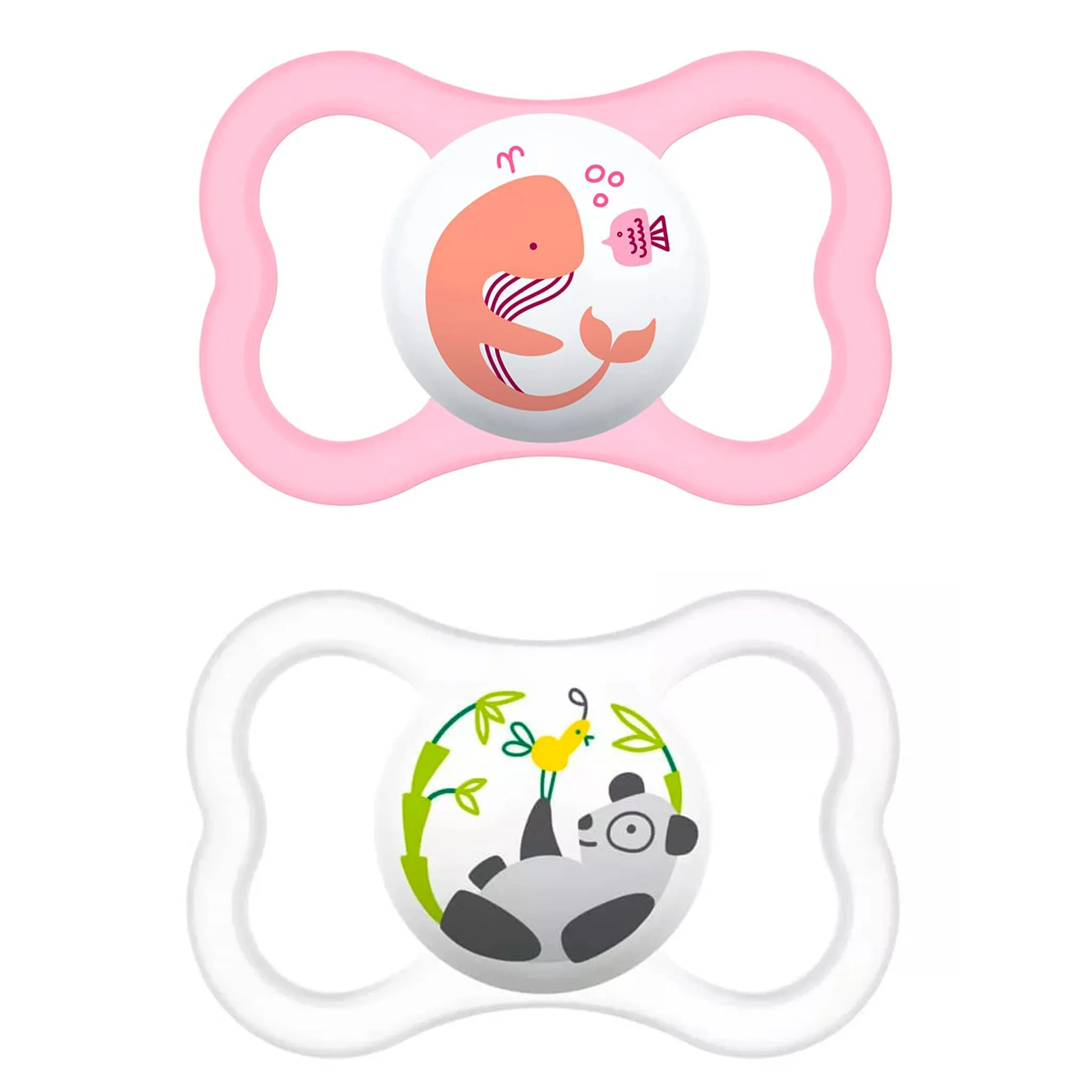 Mam Baby Suce Orthodontique Air 6mois+ Paquet de 2