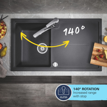 Grohe Start Eco eenhendel keukenkraan chroom