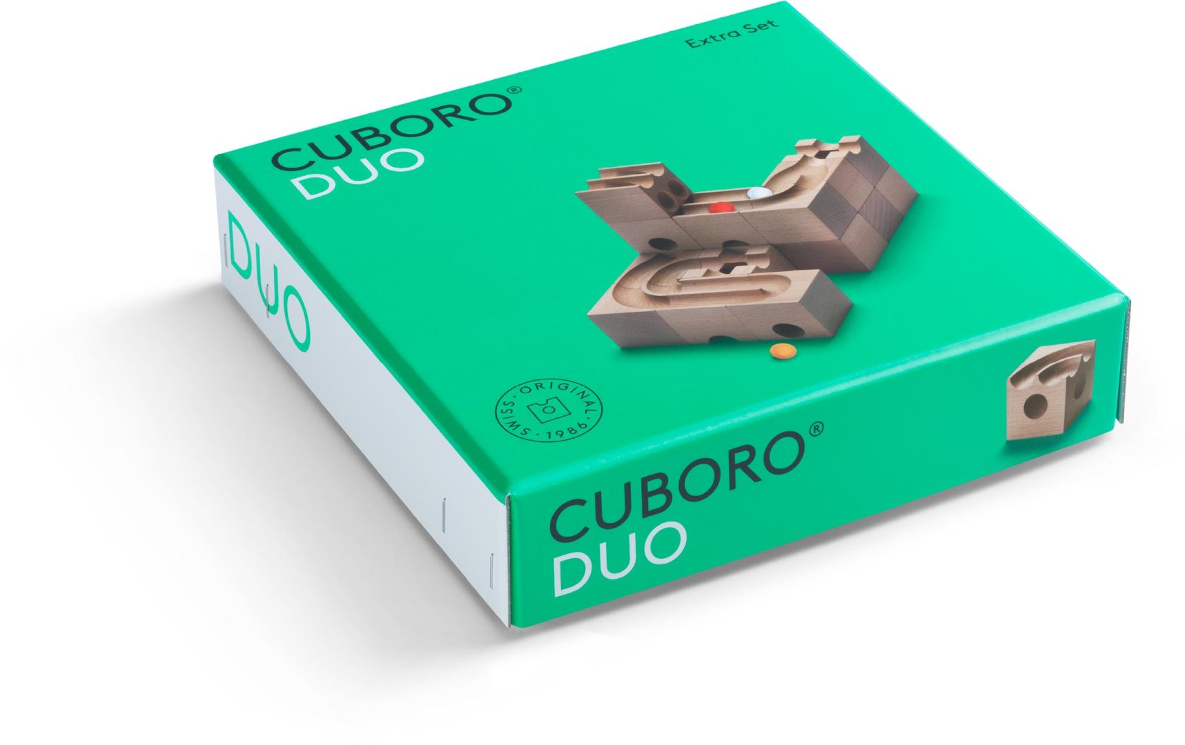 Kugelbahn Zubehör CUBORO DUO<br>Extra-Set für zweispurige Bahnen