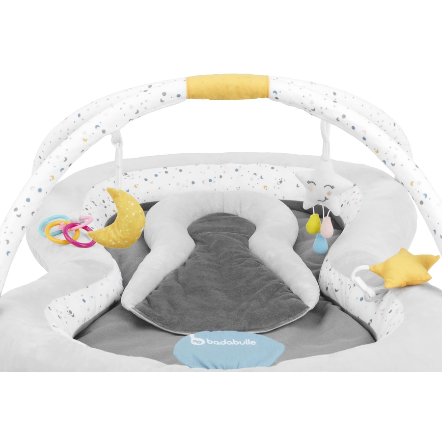 badabulle Krabbeldecke mit Spielbogen Moonlight