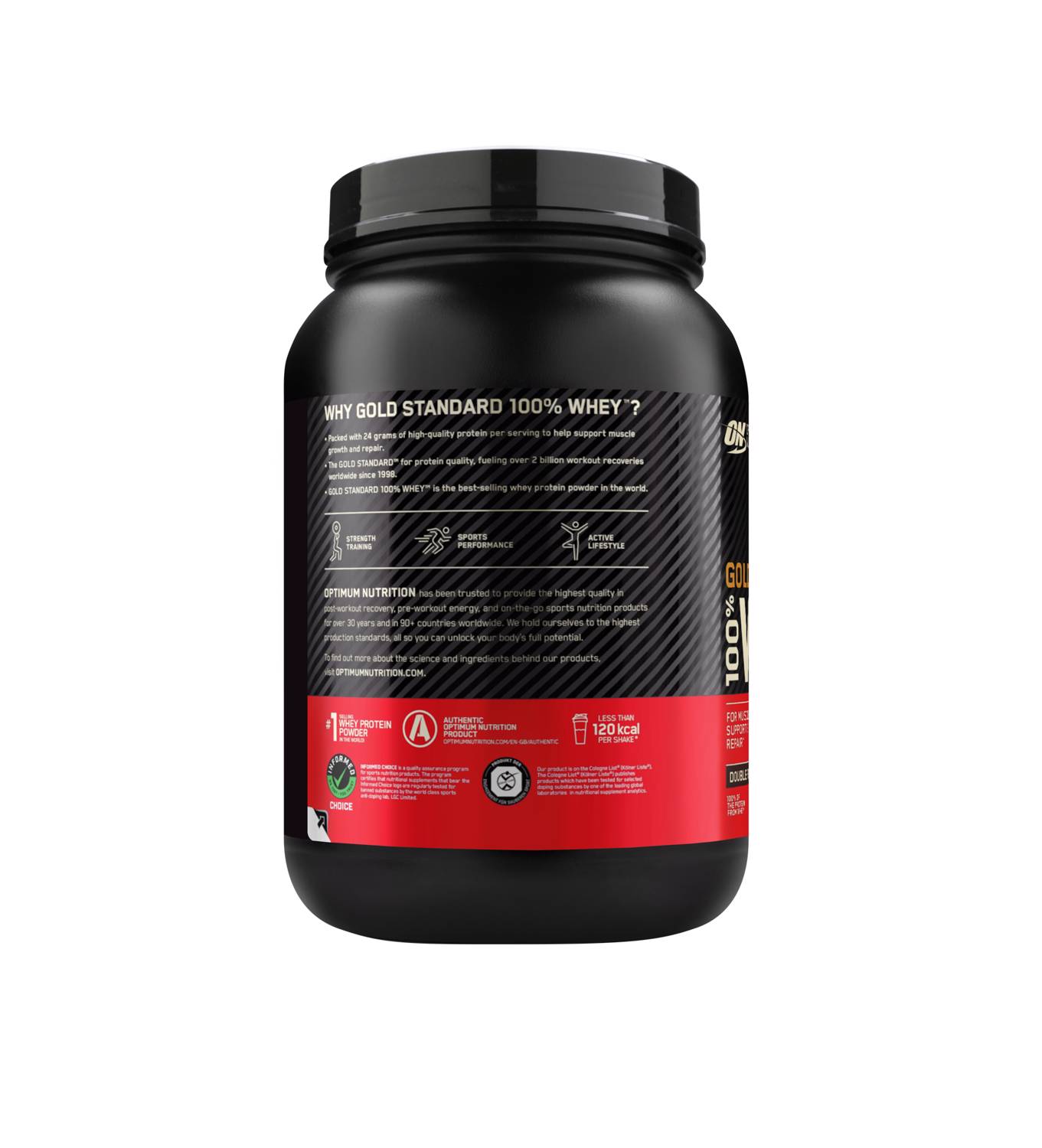 OPTIMUM 100% Whey Gold Standard Chocolate Double Rich 2lb Ds 900 g