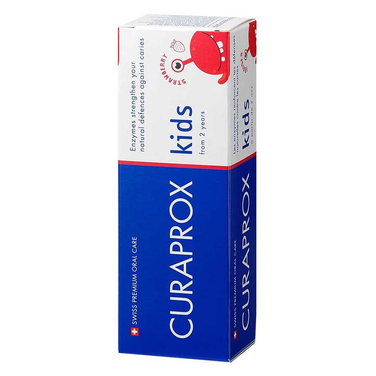 Curaprox kids Zahnpasta Erdbeere ab 2 Jahre 950ppm, 60 ml