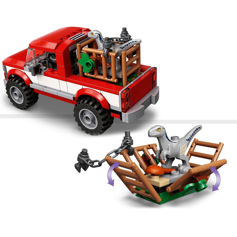 LEGO Jurassic World 76946 Blaues & Beta Velociraptor Fangspielzeug