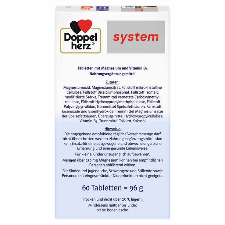 Doppelherz system Magnesium 400 Depot Tabletten, 60 St