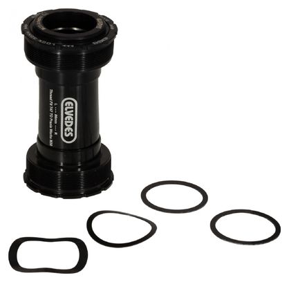 Boitier de Pédalier Elvedes Thread Fit T47 86mm pour Praxis Noir