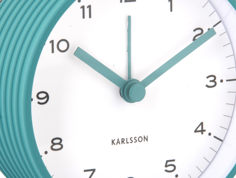 Alarm Clock Circus Rings KA6010BL Turquoise blue