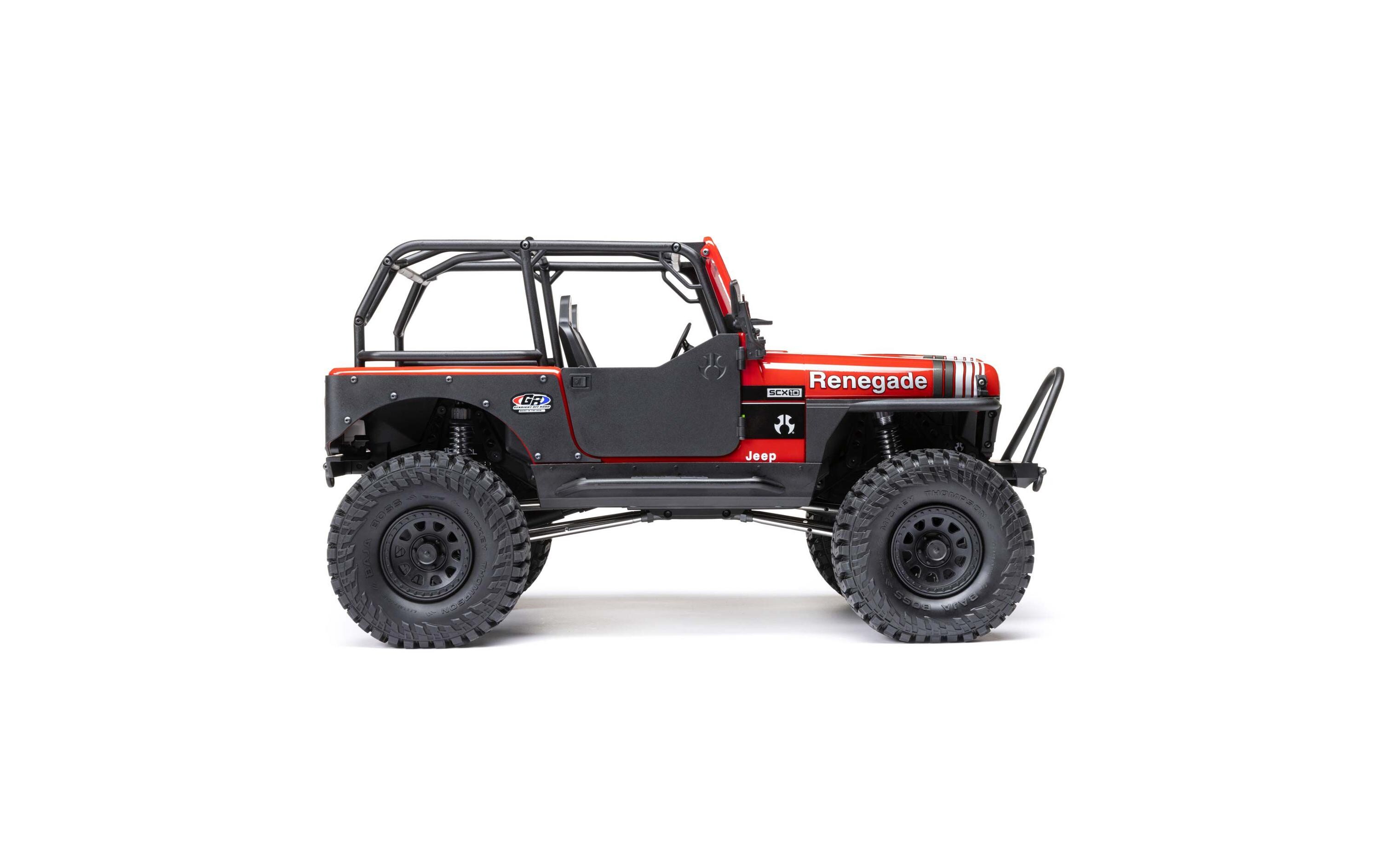 Scale Crawler SCX10 III Jeep CJ-7 Rot, ARTR, 1:10<br>Jeep CJ-7 Renegade Rock Crawler mit Spektrum Technik