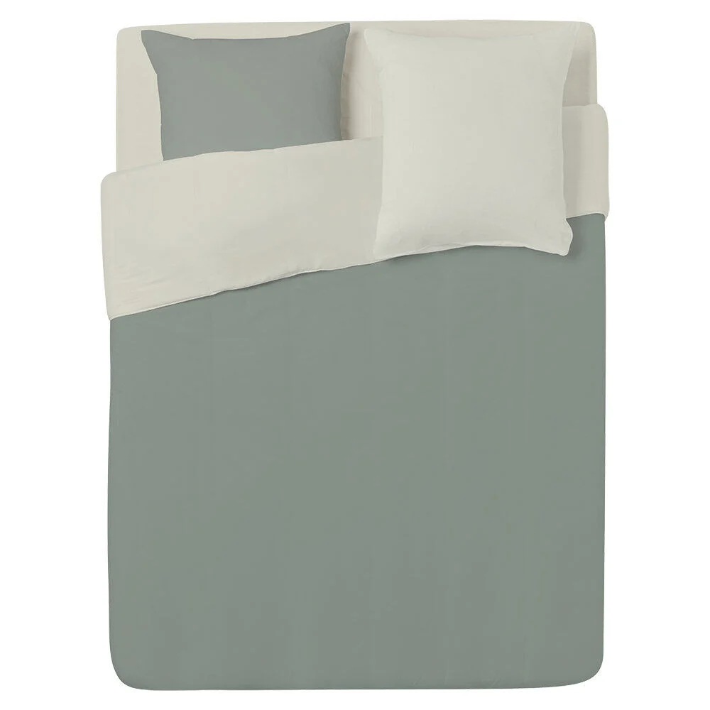 Housse couette 260x240cm + drap housse 140x190cm - 3 coloris