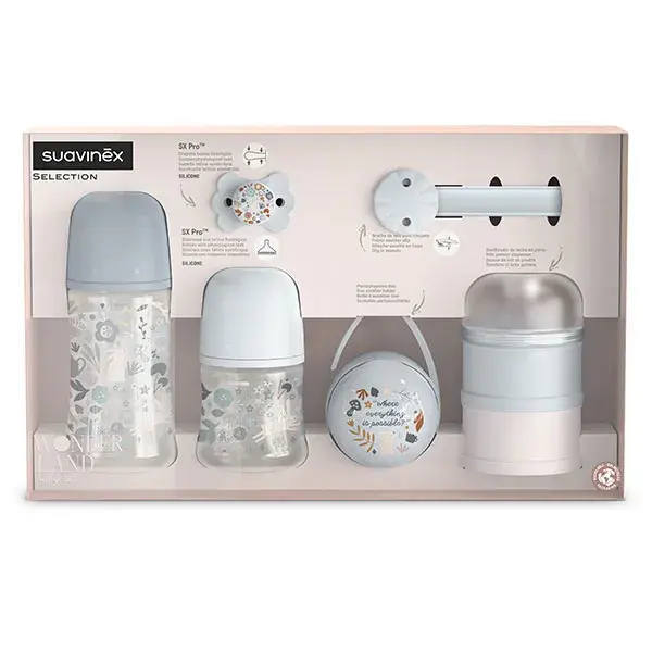 Suavinex, Wonderland, Welcome baby Set - Wonderland Vert