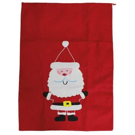 Idena Weihnachtssack mit Weihnachtsmann, 76 x 55cm