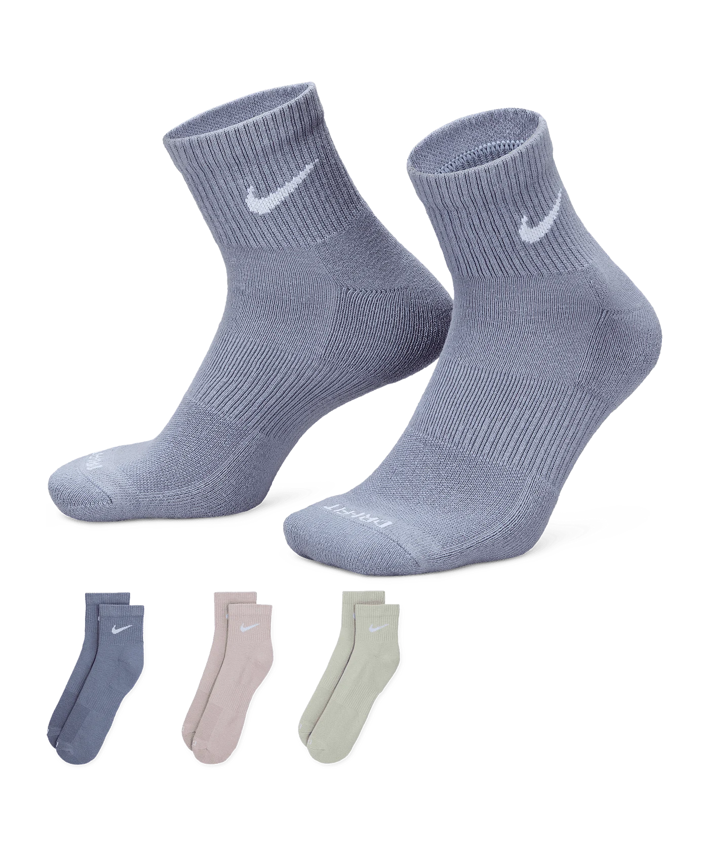 Nike Everyday Plus Cushioned Training 3er Pack Socken Mehrfarbig F933