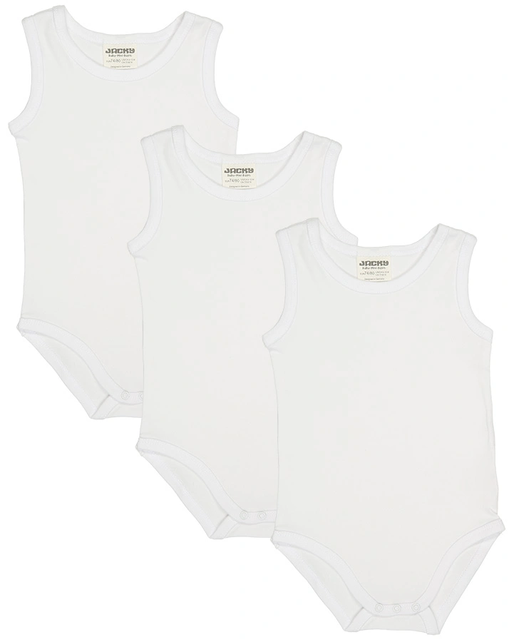 Träger-Body BASIC JACKY 3er-Pack in weiß