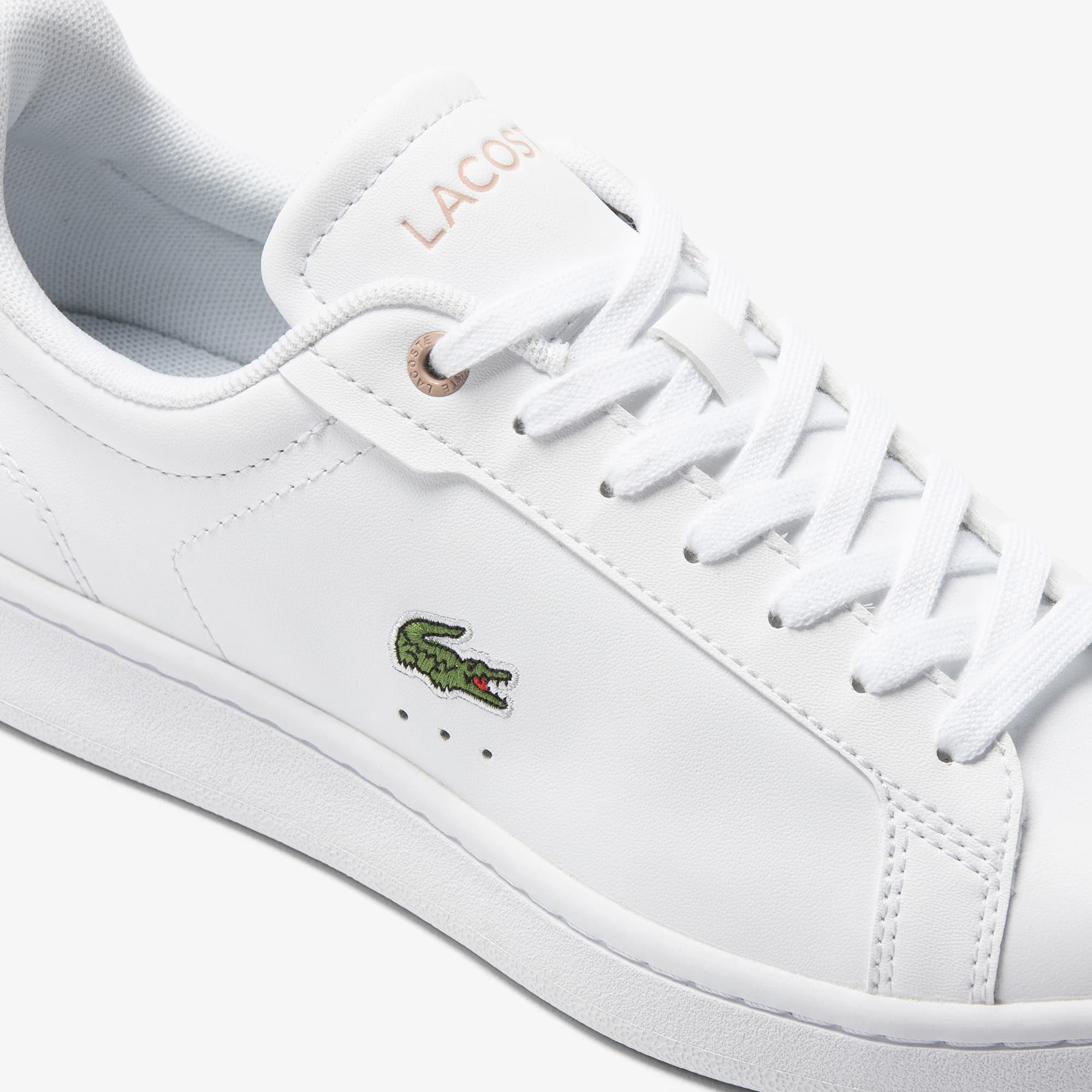 Sneakers Carnaby Pro BL femme Lacoste en cuir ton sur ton Sneakers - Blanc - Lacoste - Femme