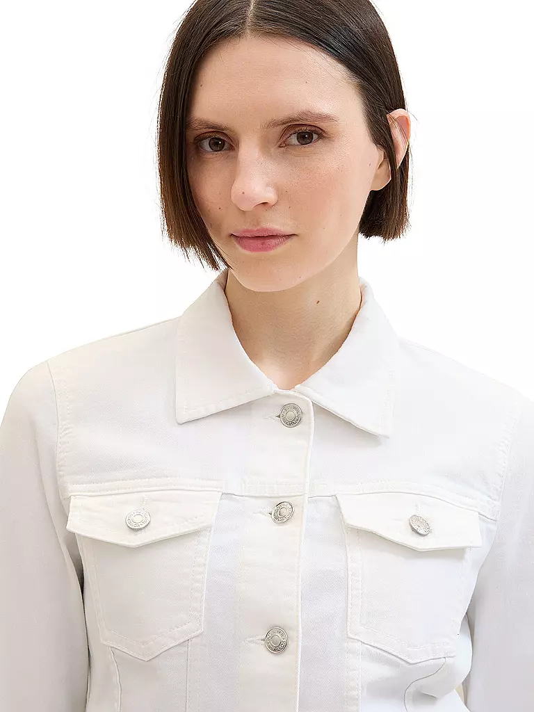 TOM TAILOR Jeansjacke  weiss