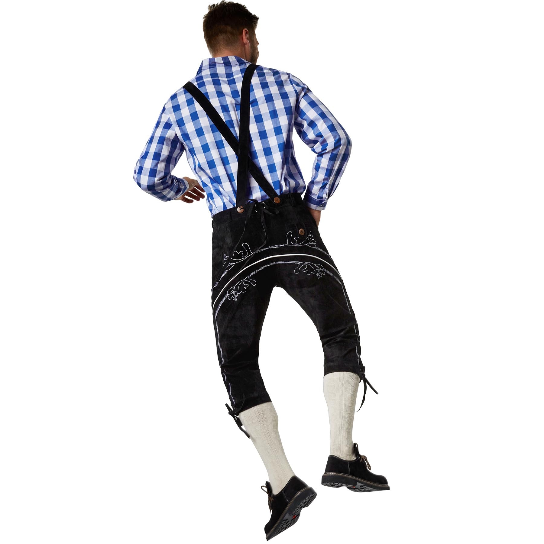 tectake® Lederhose Fichtelgebirge