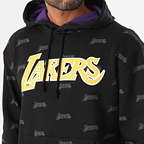 Sweat Capuche Los Angeles Lakers Noir