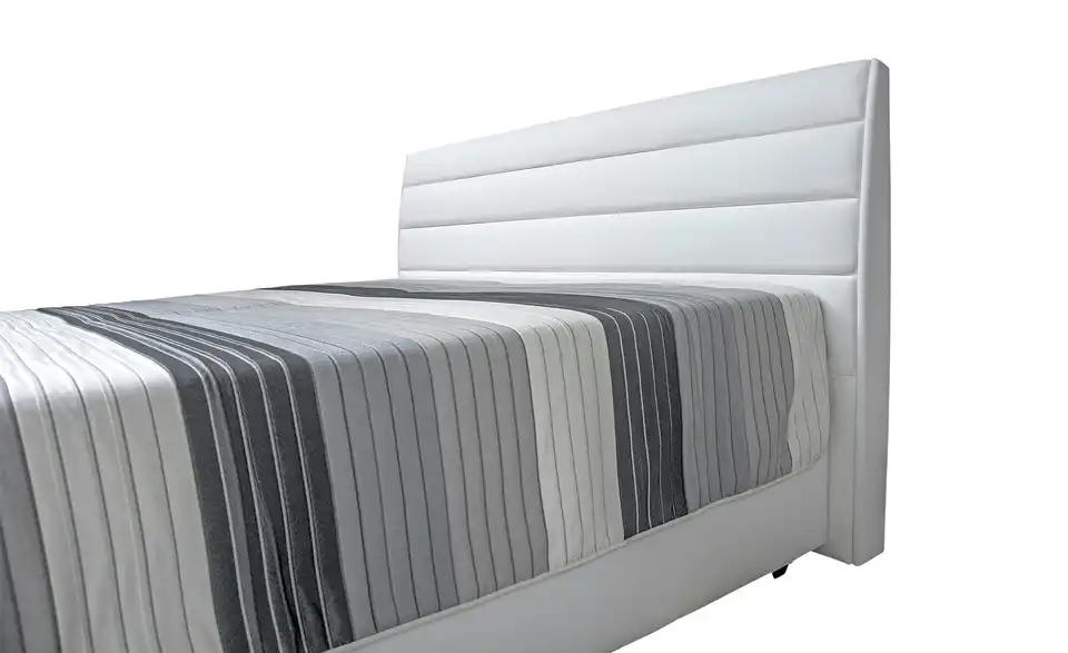 Boxspringbett Olympie 160 cm Weiß