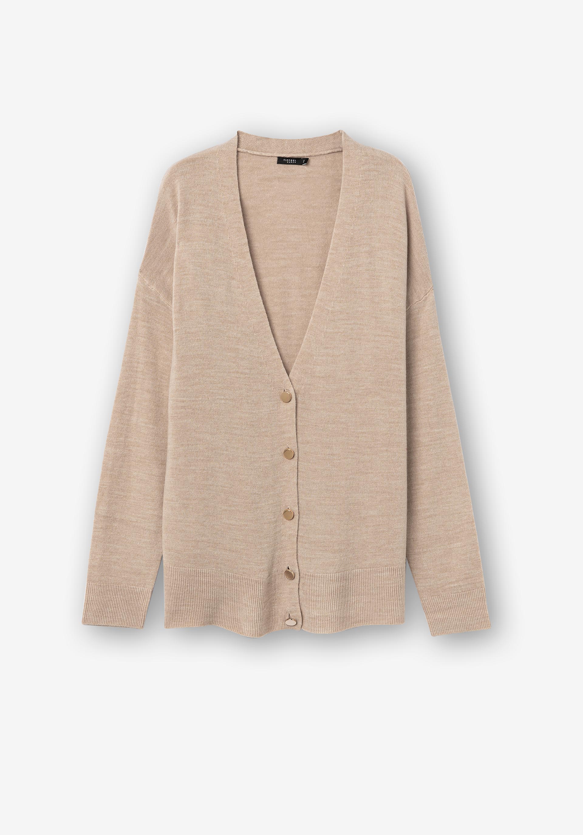 Cardigan Comprido com Botões